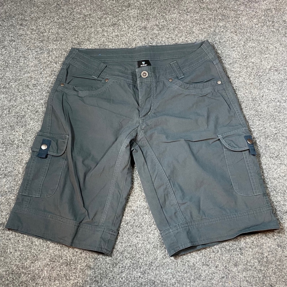 KUHL Cargo Shorts Womens 6 Gray Outdoor Hiking Utility Stretch Gorpcore
